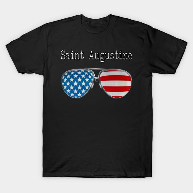 AMERICA PILOT GLASSES SAINT AUGUSTINE T-Shirt by SAMELVES